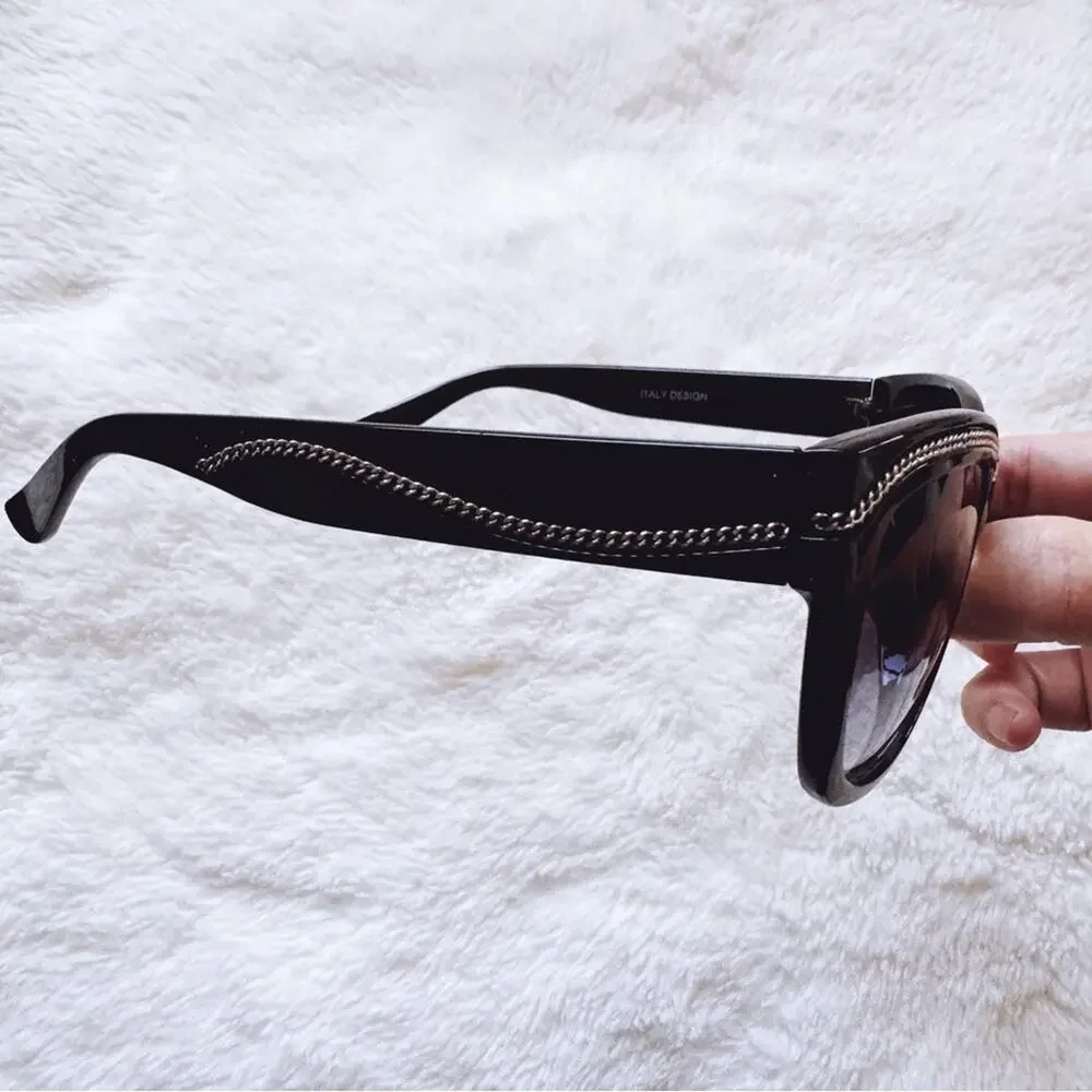 Rina Black w/Silver Accent Sunglasses - Picture 8 of 13